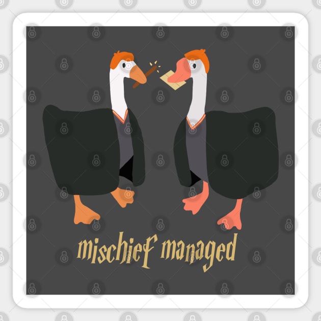 Magical Geese Sticker by Nightgong